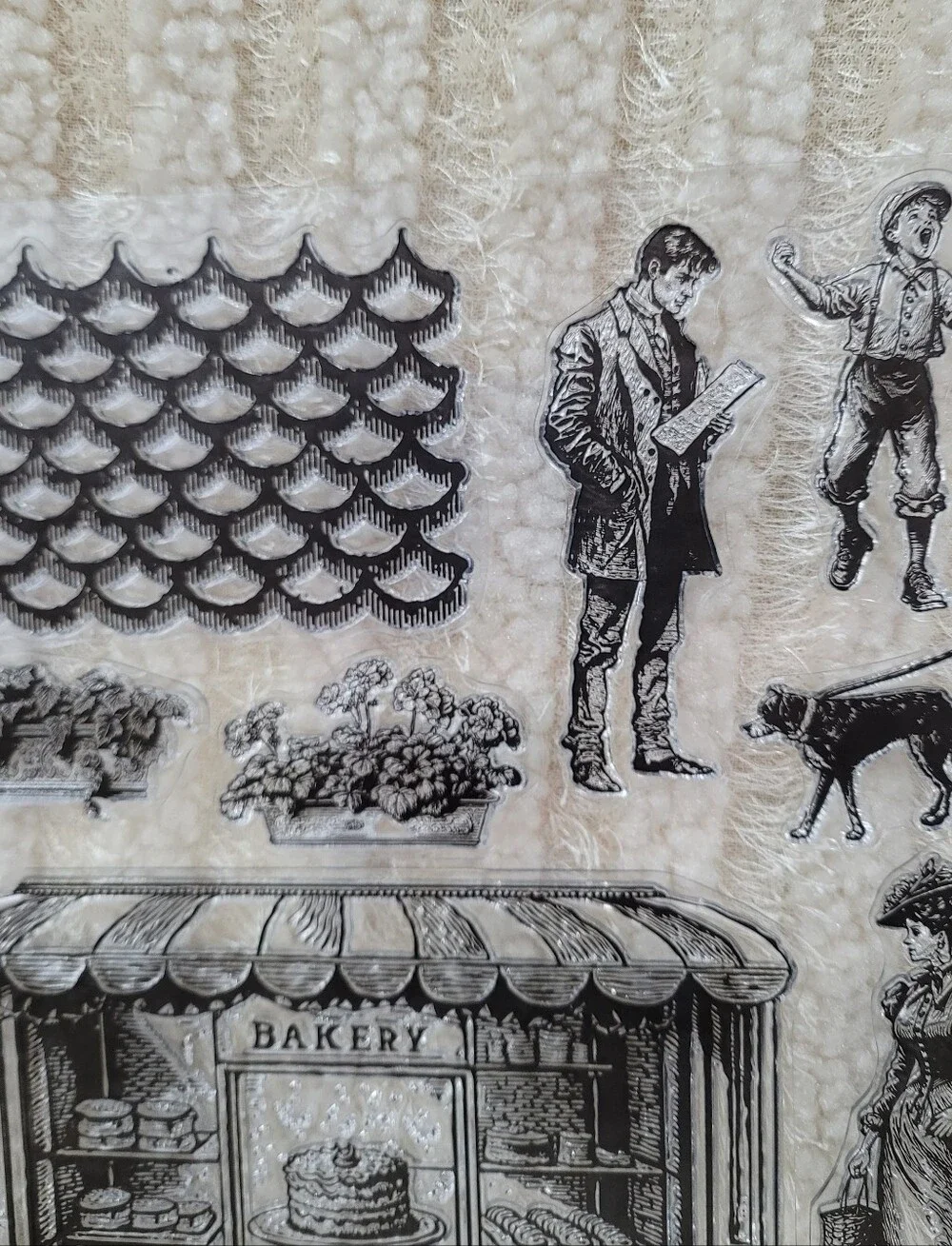 NEW IOD Iron Orchid Designs Portobello Road 2023 Stamp Set 2 Sheet Set 12 x 12